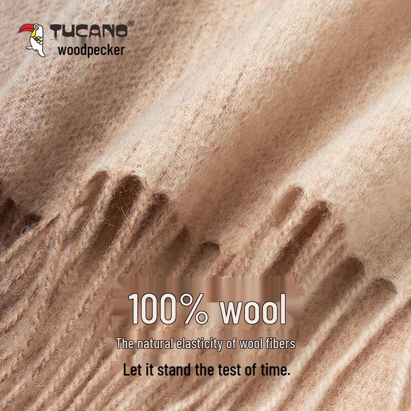 TUCANO Men's 100% Pure Wool Winter Scarf