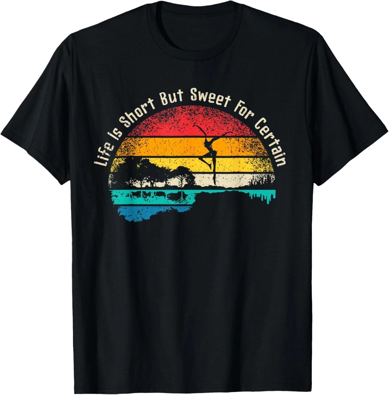 Funny Life Is Short Guitar But Sweet For Certain Tee Shirt Gift Unisex T-Shirt S