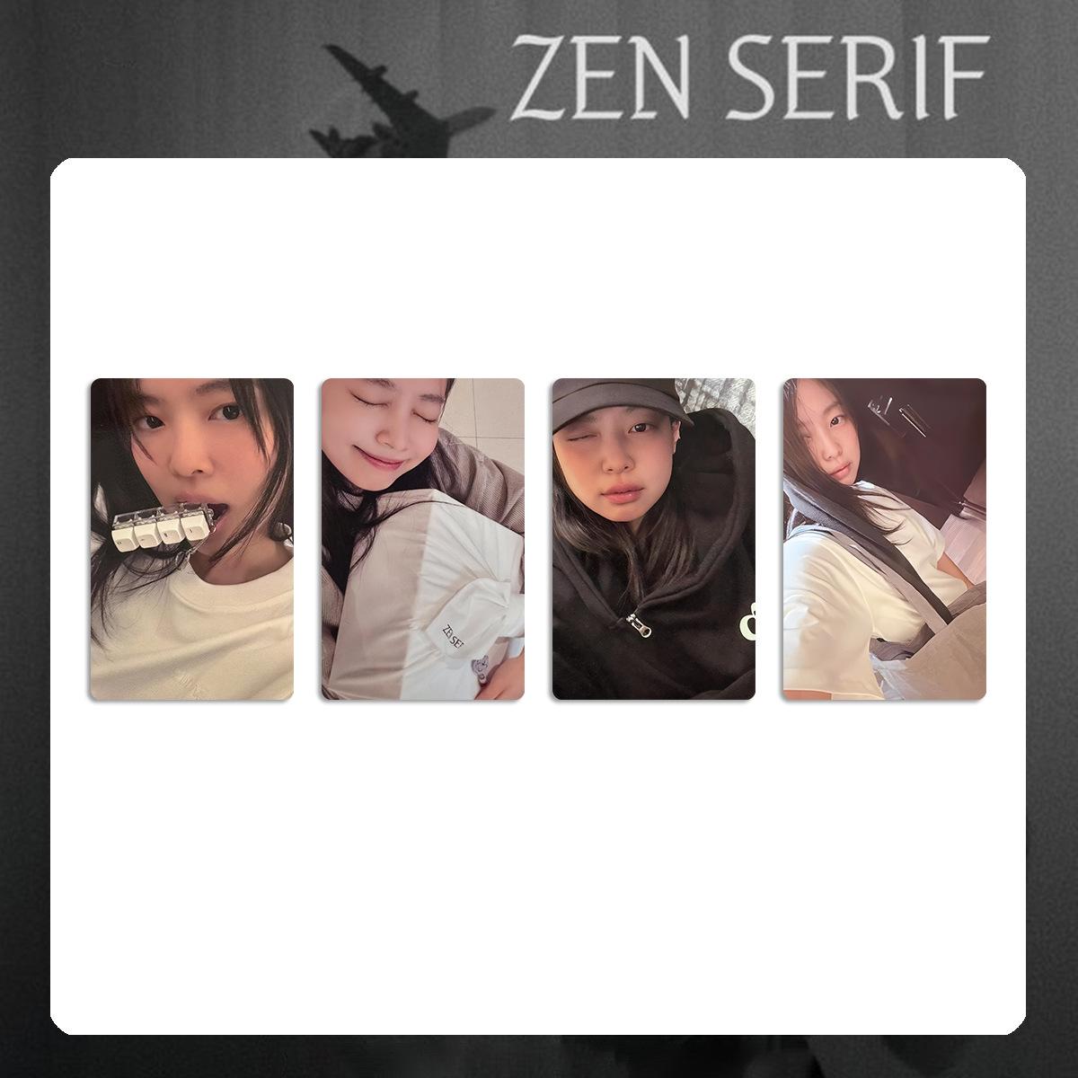Kim Jennie ZEN Serif Photocard Bonus MD Card