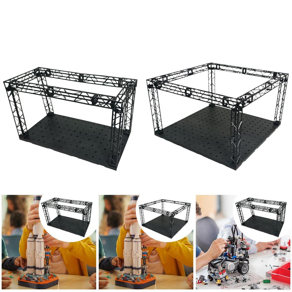 Action Figure Display Hangar Garage Base Scene Replacement Versatile Easy Snap Assembly Bay