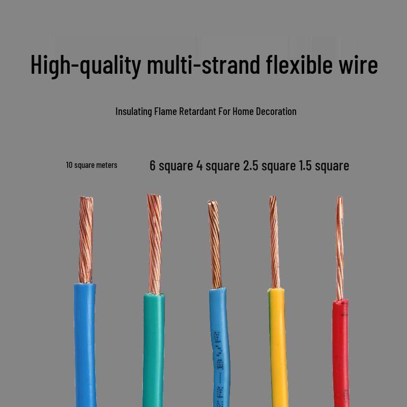 Flame Retardant BVR Stranded Wire: 1.5/2.5/4/6/10 sq mm for Home Decor