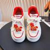 Labubu 2026 Kids' Spring White Soft Sole Low-Top Sneakers for Girls
