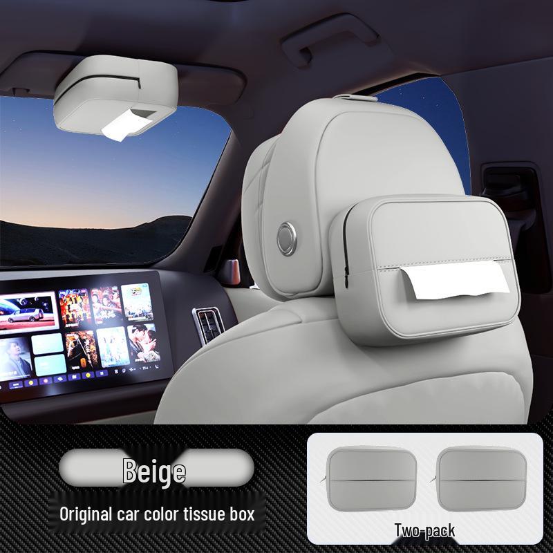 Fengyun T11 Car Tissue Box - 25 Styles for Seat Hanging & Center Console