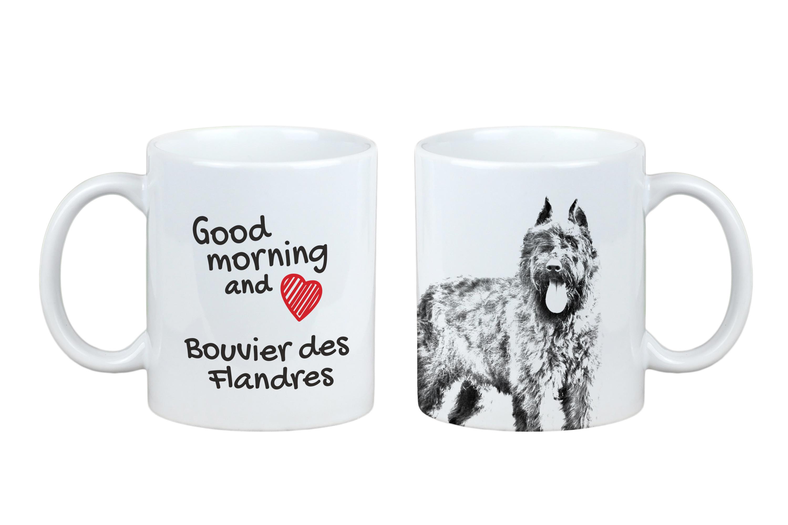 

Bouvier des Flandres, Flanders Cattle Dog - cup with a dog, personalized cup with a print, a classic gift for everyone from the Art-Dog brand
