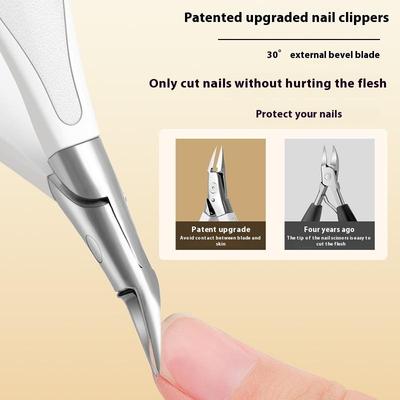 Nail Clippers Toenail Cutters Pedicure Manicure Tools Anti-Splash Ingrown Paronychia Professional Correction Tool