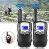 2PCS 3KM Range Multi Channels  S 2 Way Radio Kids Toy for Outdoor Activity Black