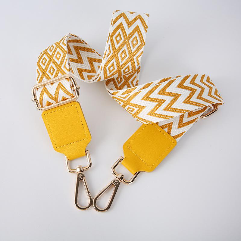 New Bag Shoulder Strap PU Leather Accessories Versatile Multi-color Woven Shoulder Crossbody Fashion Bag Strap Bag Accessories