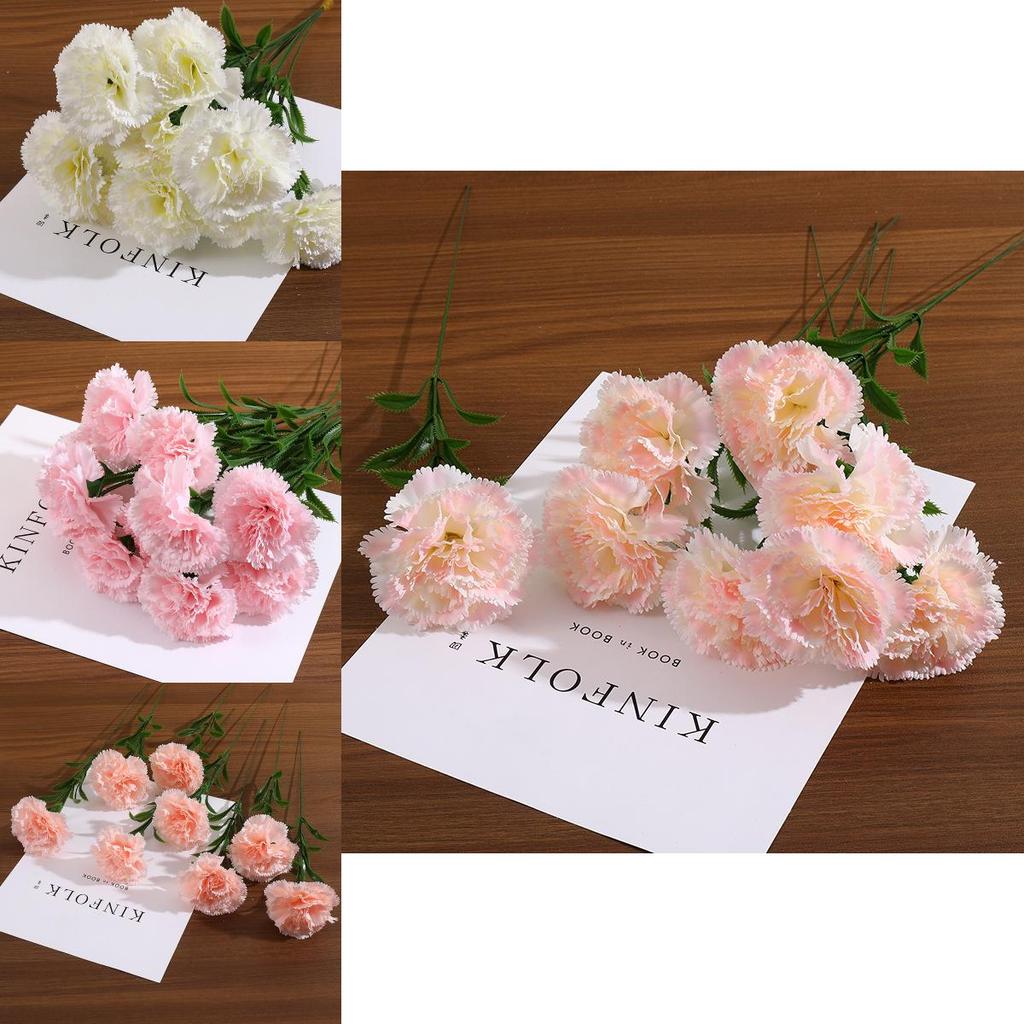 Künstliche Nelke Seidenblumenarrangement für Heim-, Büro-, Partydekoration