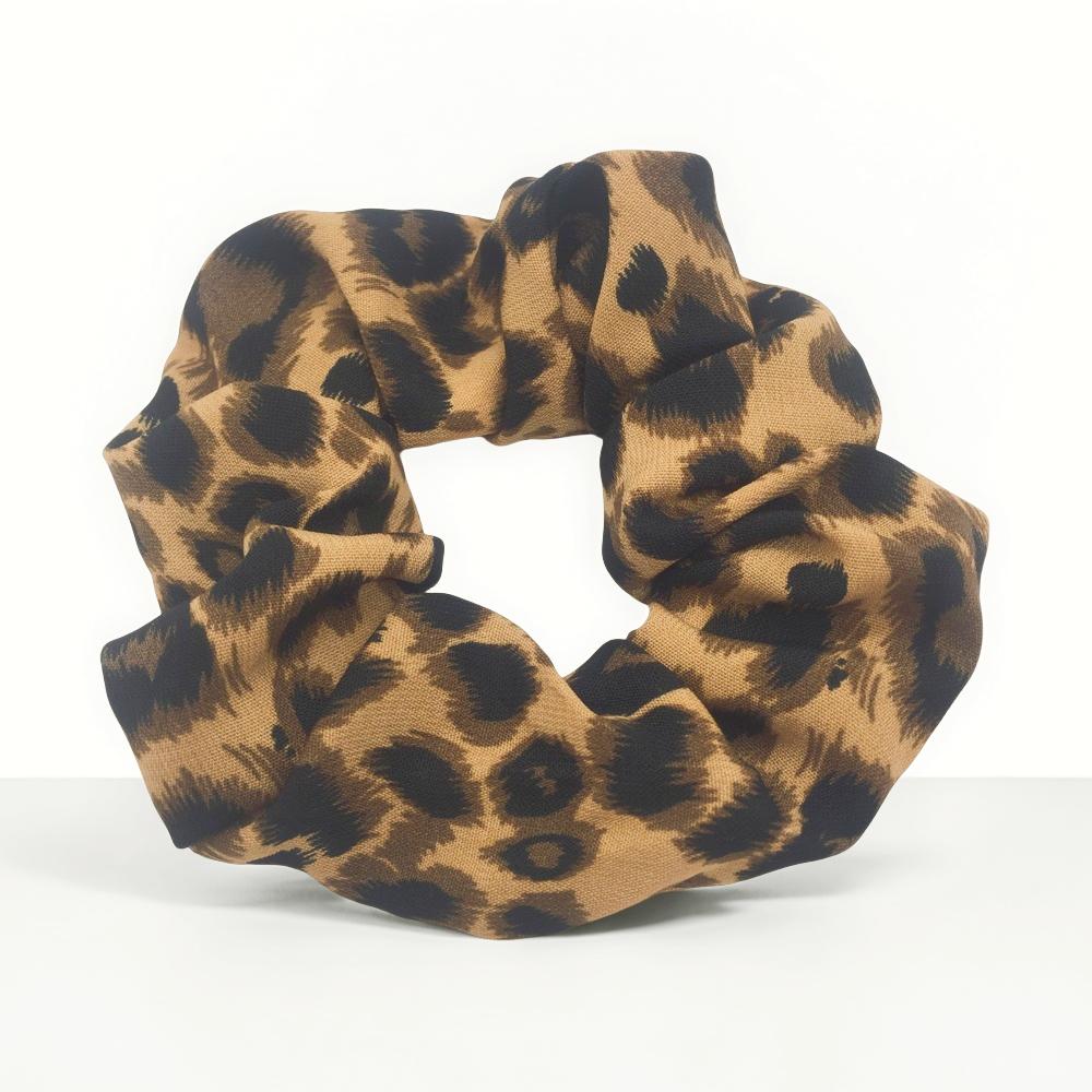 Leopard Print Scrunchies Hair Tie Hair Rope High Elasticity Elastic Hair Band Ponytail Holder Elegant Women Hair Accessories