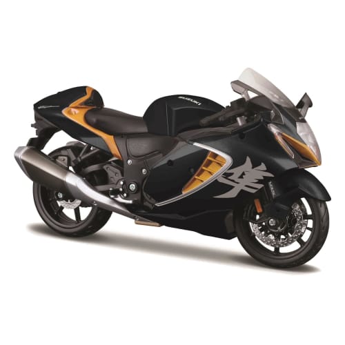 Maisto 1/12 Scale Special Package Suzuki Hayabusa 2022 Black / Diecast Model Car, Motorcycle, Finished Model 32724