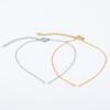 10pcs 5pcs Stainless Steel Bracelet Adjustable O Chain with Extension Chain Lobster Clasp DIY Bracelet Making Jewelry Findings
