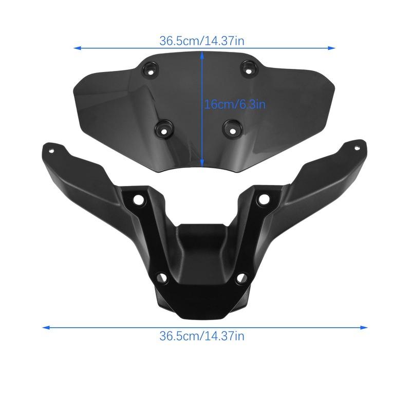 1Pc For Yamaha Motorcycle Windshield MT-09 MT09 2024 2025 With Mounting Screws And Brackets Windshield Protection Accessories