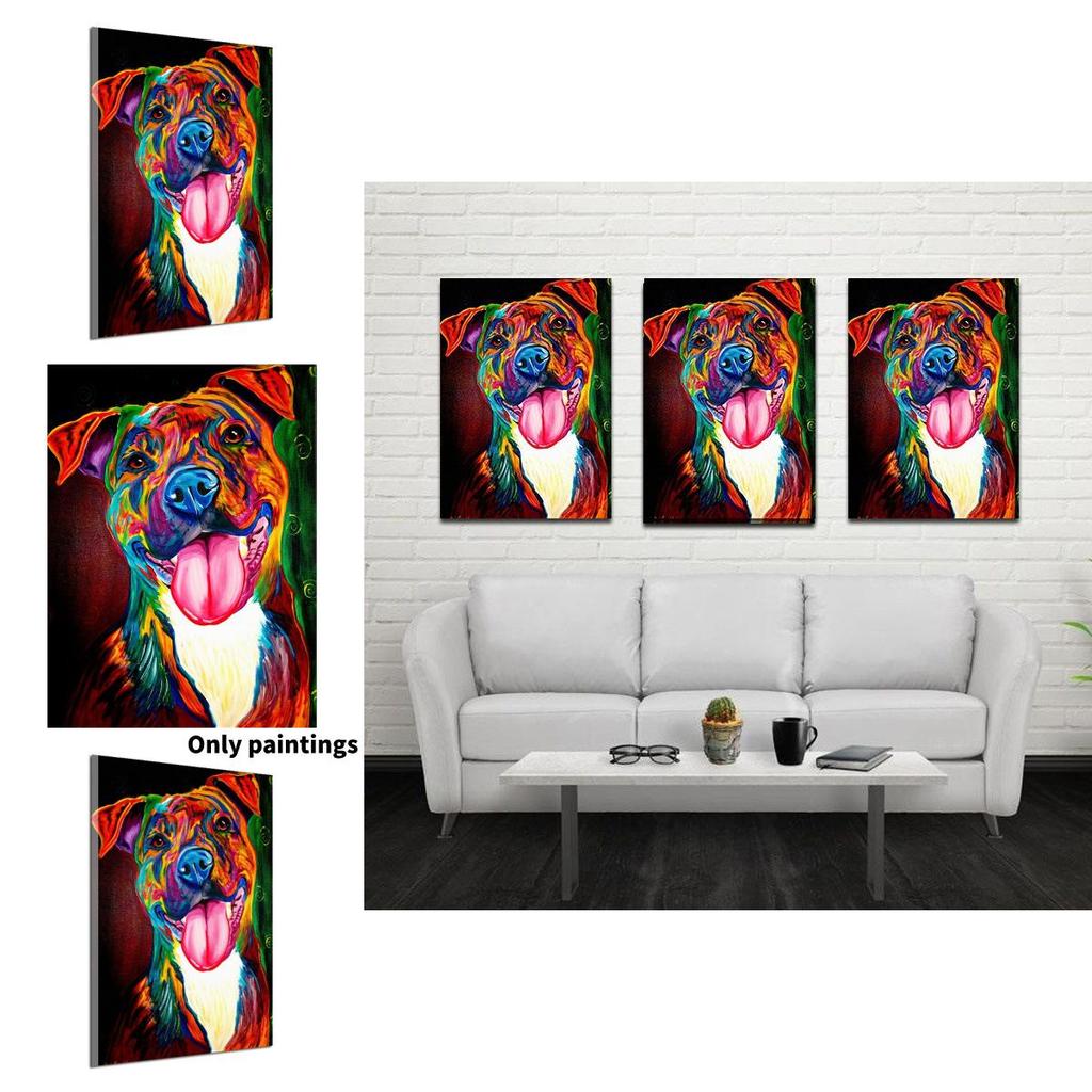 Nordic Animal Illustration On Oil Canvas For Home Interior Modern Decoration