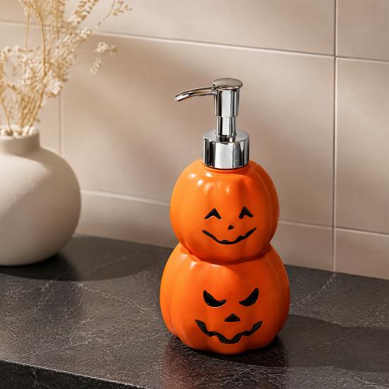 Cute Hand Soap Dispenser Grimace Pumpkin Bottle, Halloween Lotion Pump Creative Gift for Housewarming Refillable Container Liquid And Body Wash