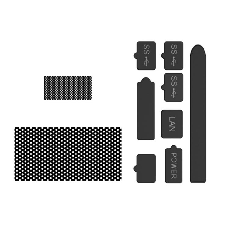 

10Pcs/pack Dustproof Accessory Set for XSX Host Silicone Dust Plug Dust Net Enhances Console Service Time 1