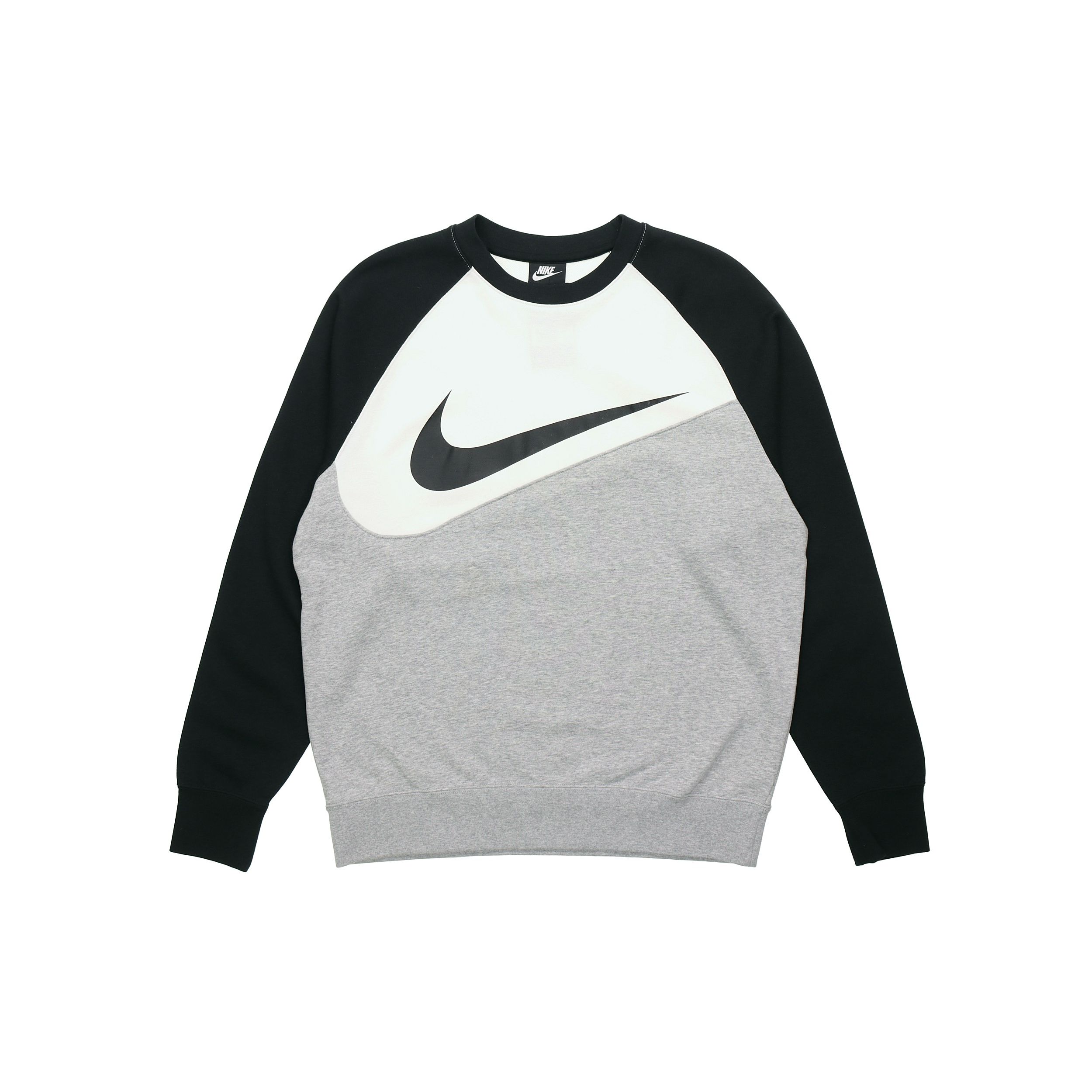 

Nike Spliced Round Neck Pullover Sweatshirt Men Tops Black BV5305-064 XXL