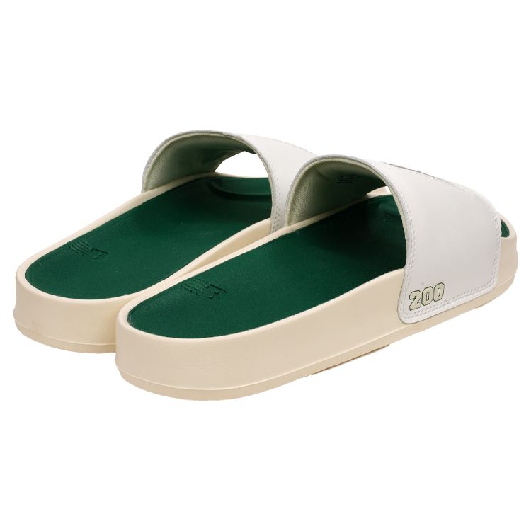 New Balance 200 Infradito Verdi Unisex a Fascia Singola Suola Morbida Suola in Gomma Traspirante SUF200J2