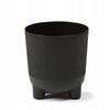 Flowerpot Plastic Black Lamela 14.1 X 14.1 X 15.3 1 Pc