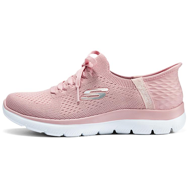 Skechers Sport Удобные Универсальные Прочные Низкие Повседневные Кроссовки Женские Розовые 150250W-ROS 39