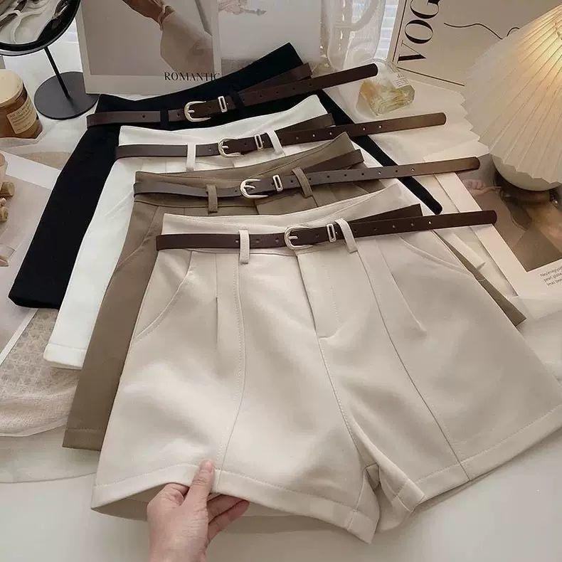 2026 Plus Size Women’s Loose Hot Pants: Slimming A-Line Wide Leg Shorts with Niche Design for Spring/Summer