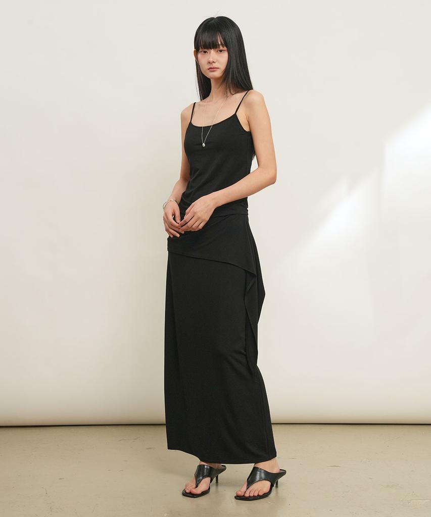 GENERALIDEA Backless Sleeveless With Built-In Cap [Black] / Gf2Lts529