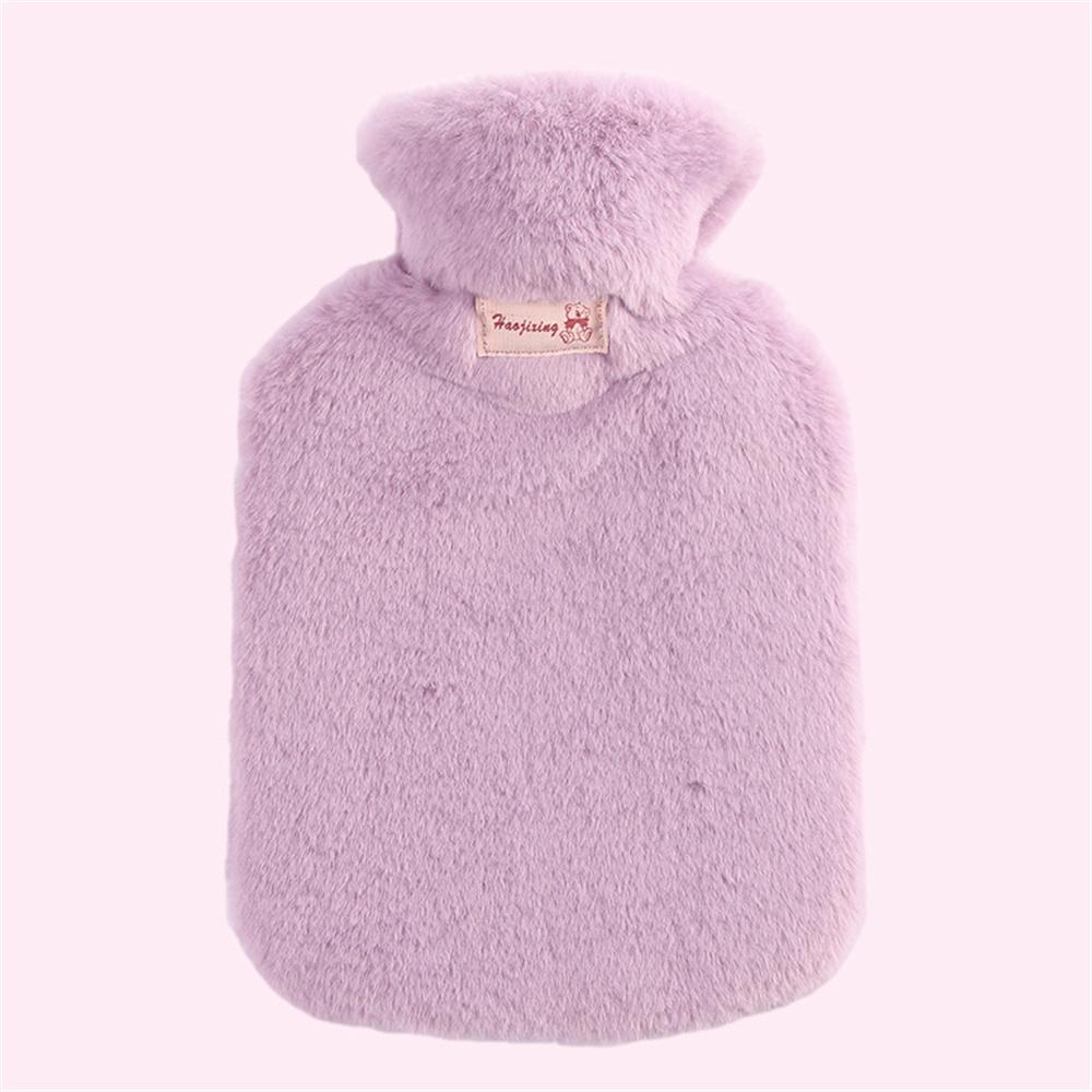 1000ml/2000ml Soft Hand warmers Hot-water Bag with Plush Cover Hot-water Bottle Protecter Hand Portable Winter Warming Products