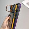 KEYSION Transparent Magnetic Lens Stand Case for MagSafe for iPhone 17 Pro Max Air TPU+PC Color Blocking Shockproof Phone Cover