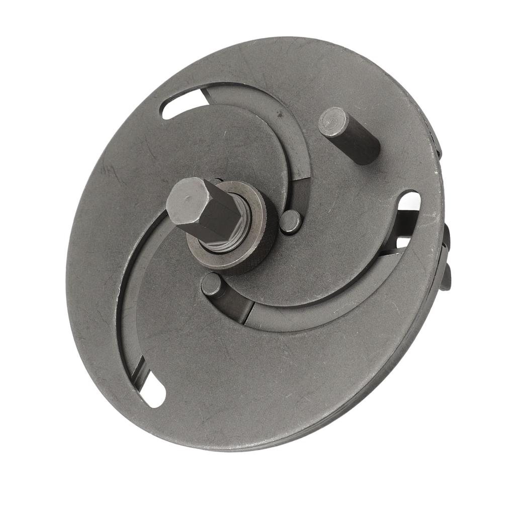 Fuel Pump Lid Wrench Carbon Steel 3 Jaws Adjustable 89 To 170mm Fuel Tank Cover Removal Tool