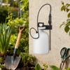 Garden Pump Sprayer Holder Save Space Pump Sprayer Storage Holder Wall-Mounted Garden Tool Organizer for Yards Porches Gardens
