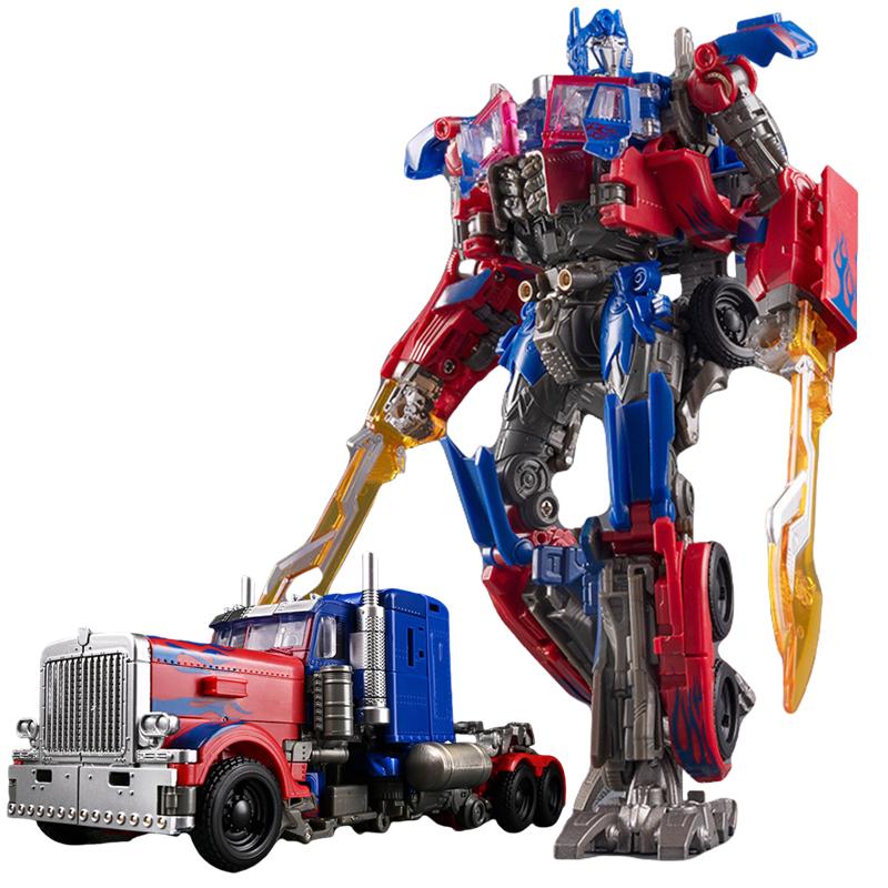 Transforming Robot Toy Optimus Prime Commander AOYI BMB Articulated Action Figure Model Transforming Truck Head Alloy Version Robot Car