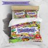 3pcs Rugrats in paris4 Design Cover Set - HD Printed Bedding with 1 Cover and 2 Pillowcases - Perfect for Home and Dorm Decor