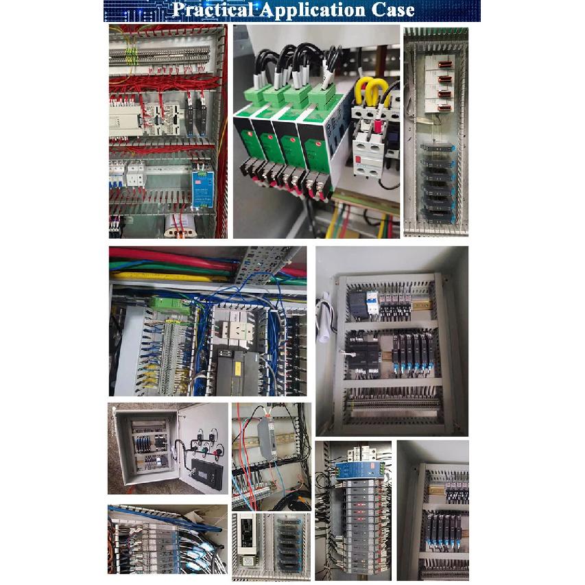 AC/DC Voltage Transmitter Sensor Transducer AC/DC 0-500V Input 4-20mA 0-20mA 0-5V 0-10V Output DC 19-380V Power Supply