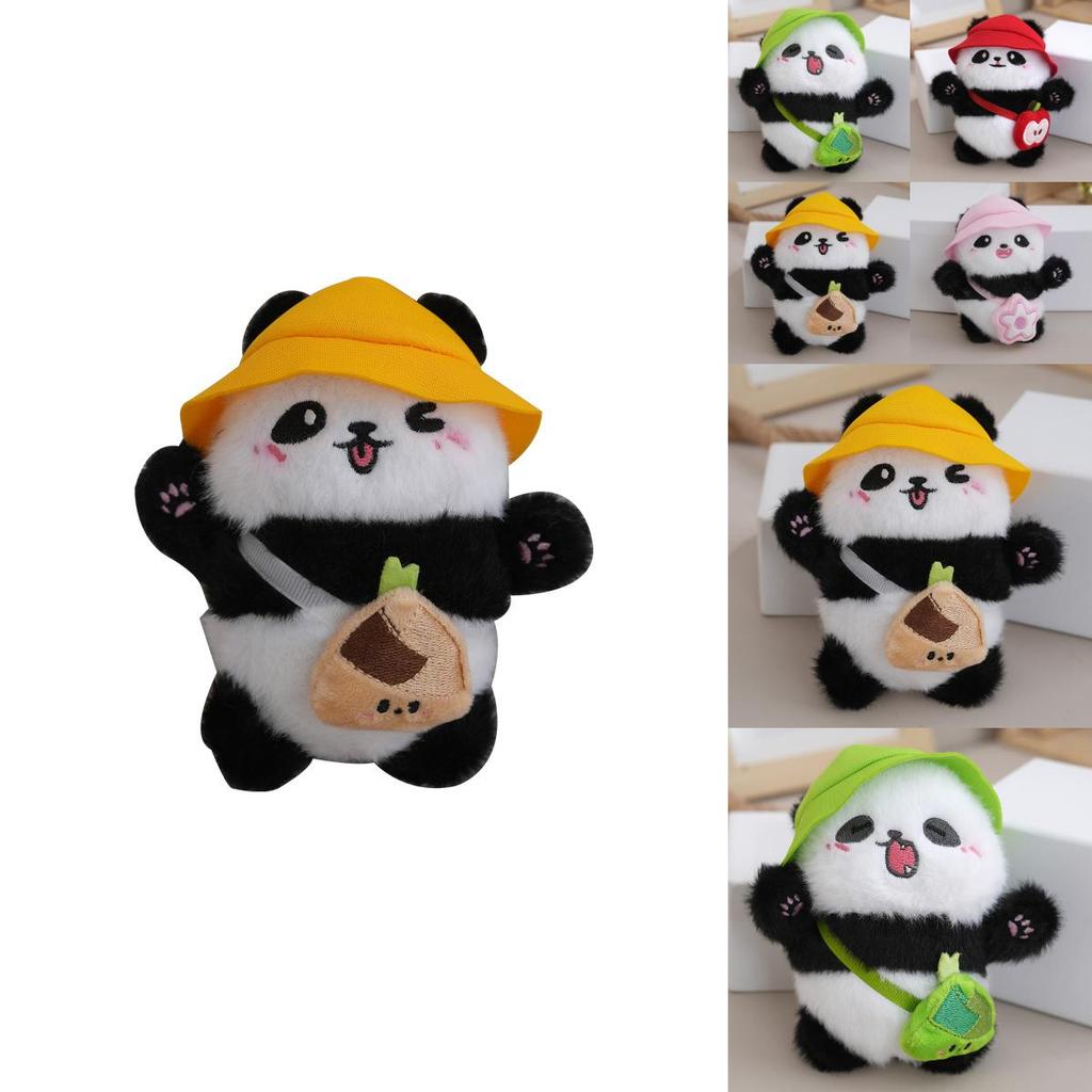 Panda de pluș adorabil și drăguț breloc păpușă animal de pluș moale pandantiv rucsac