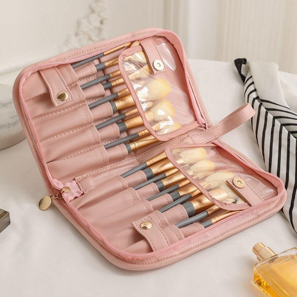 Dustproof Makeup Brush Pouch Standable Makeup Brush Storage Bag Makeup Brush Holder  Makeup Artist