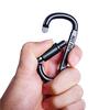 1/2Pcs Outdoor Climbing Carabiner Clips Alluminum Alloy D-ring Buckle Spring Snap Clip Carabiner Keychain Hanging Hook EDC Tools