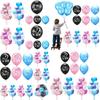 Charming Baby Gender Reveal Party Decoration Latex Sequin Balloons Set For Memorable Celebrations