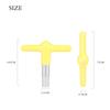 1pc Metal Drum Tuning Key T-type Tuner Solid Square Non-slip Protective Cover Accs for Drum Lovers