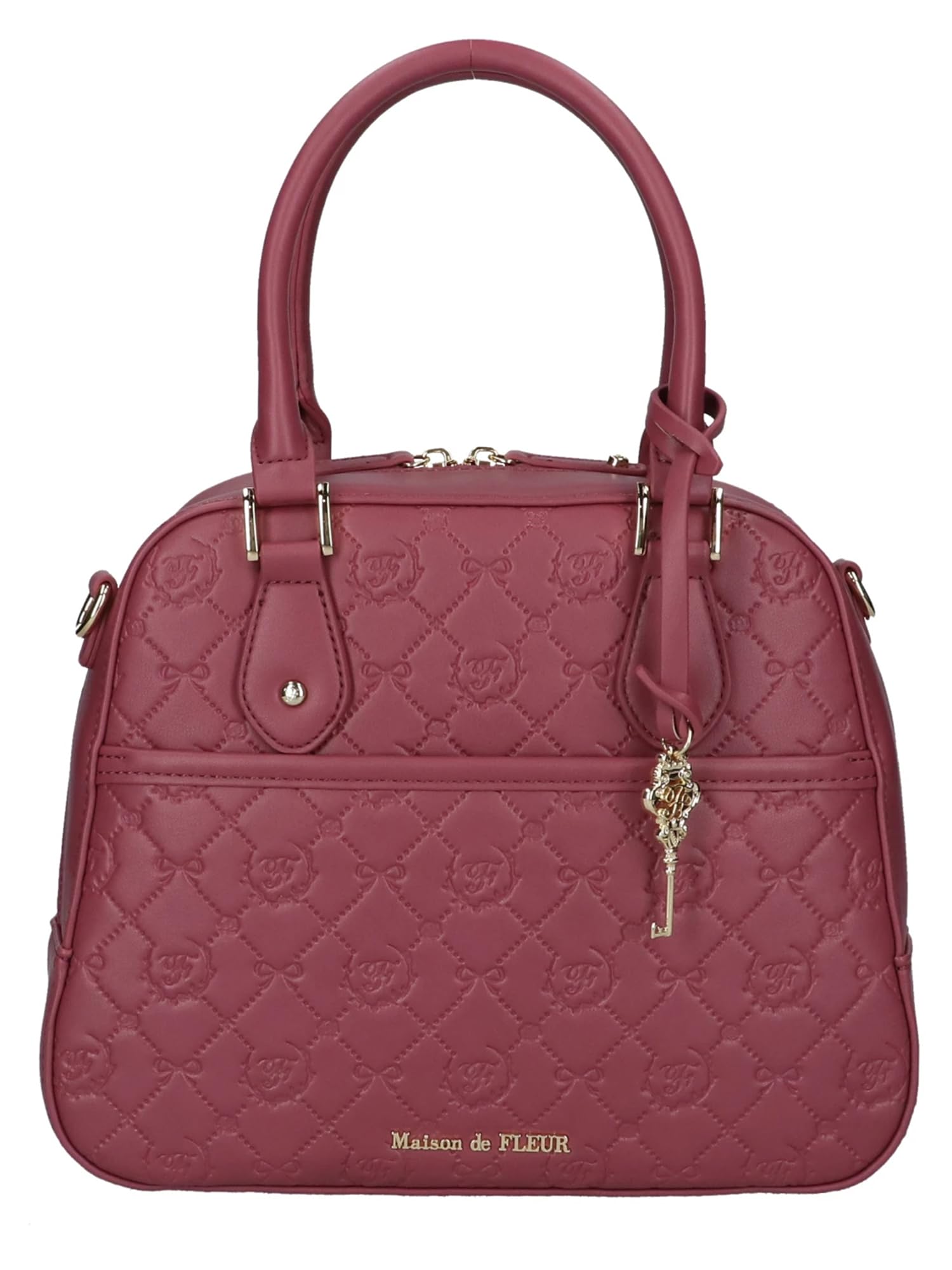 

de Bag EC Limited Monogram Трапециевидная сумка сливового цвета [Maison Fleurs] Женская