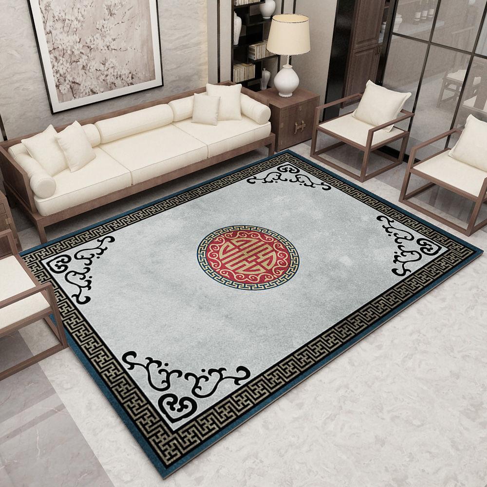 New Chinese Style Carpets for Living Room Lounge Rug Entrance Door Mat Bedroom Carpet Coffee Tables Mat Area Rug Large Washable