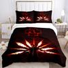 Set di biancheria da letto Rammstein da 3 pezzi Include 1 Piumone + 2 Federe, Senza Imbottiture per Cuscini, Morbido Confortevole, Leggero Traspirante, Stampato H