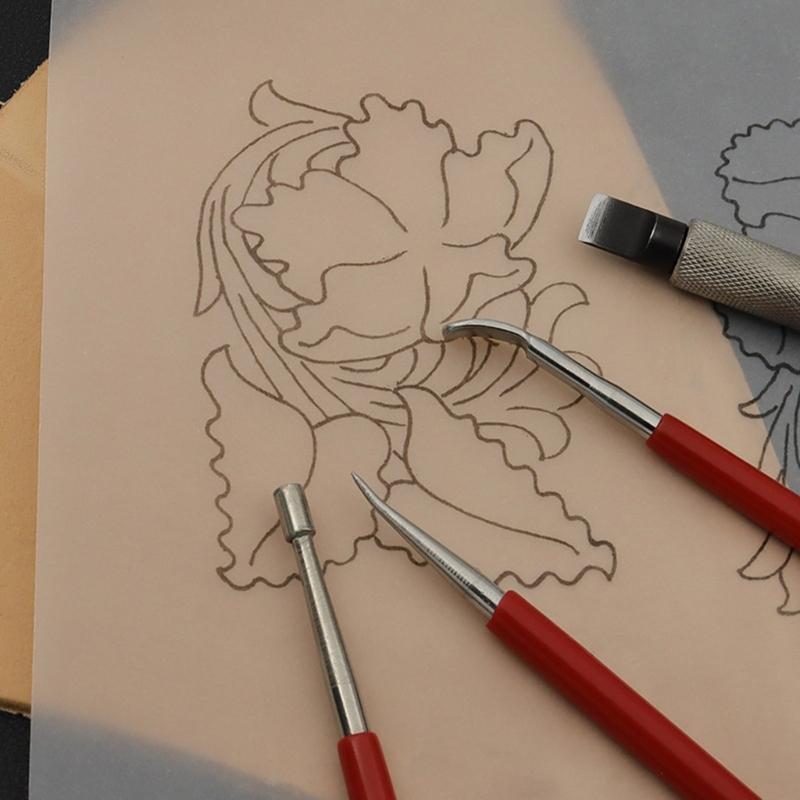 3/5/8 Pcs Leather Craft Tool Modeling Point Styluses Modelling Carving Tool Leather Carving Tool Spoon Carving Tool