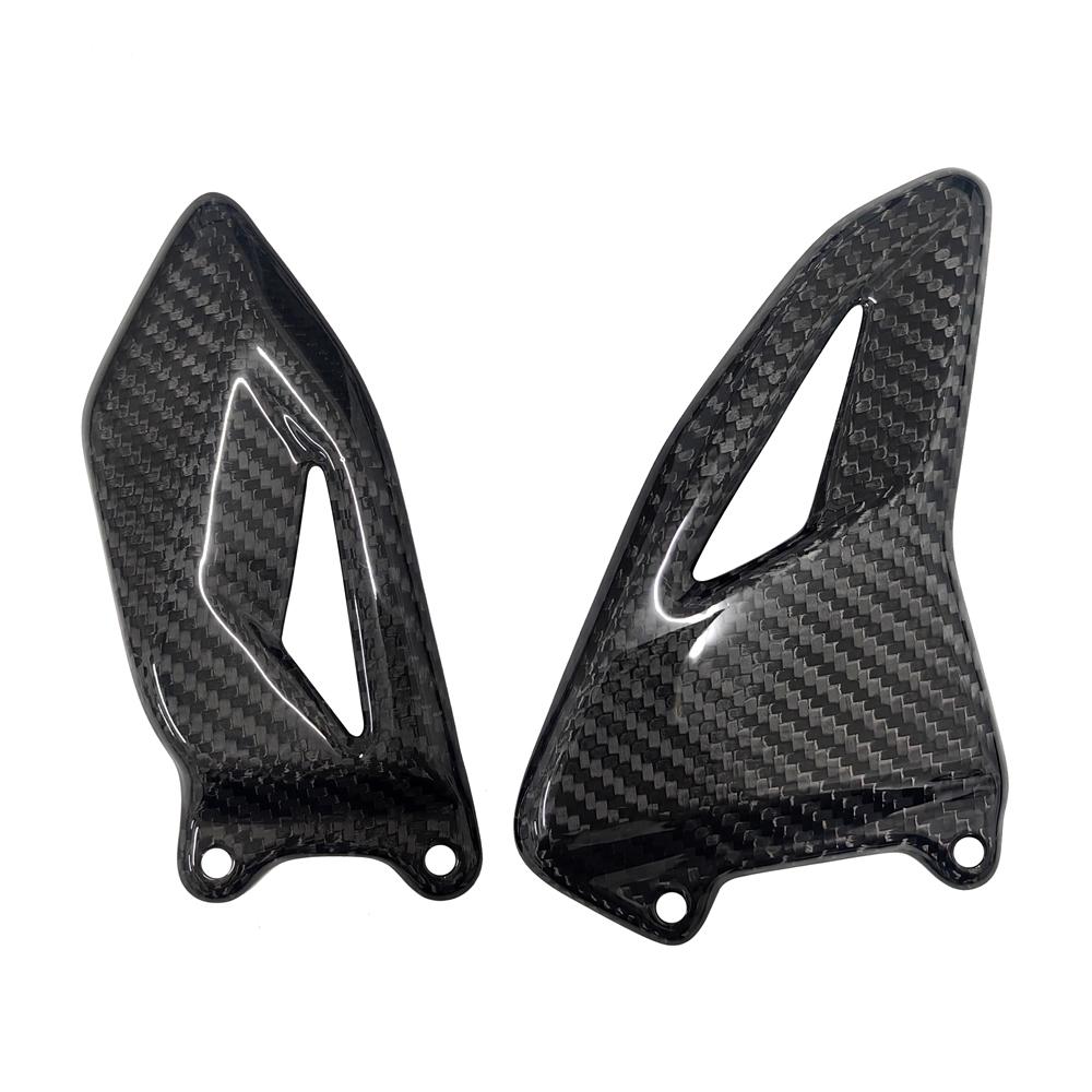 Motorcycle Carbon Fiber Foot Pedal Heel Protector for Suzuki GSXR 1000 2017-2024 GSX-R1000 2017-2024