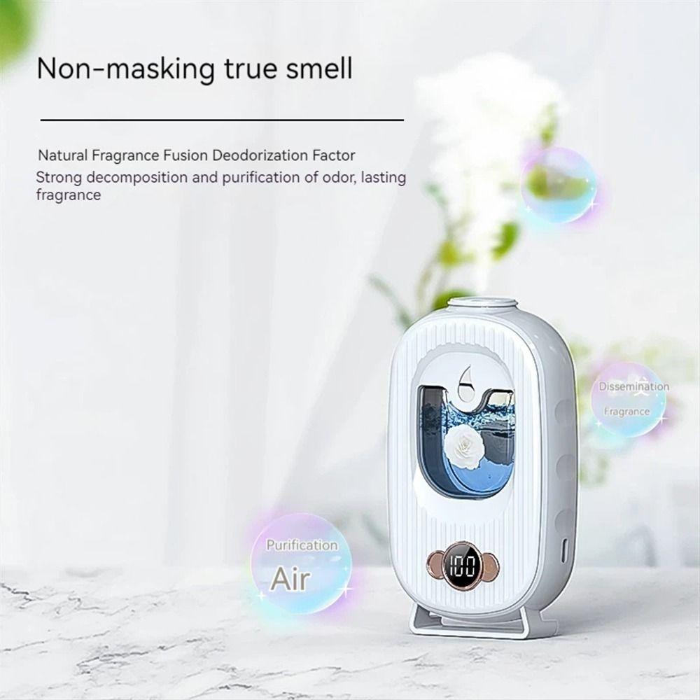 1Pcs Timed Aroma Diffuser 5 Gear Adjustment Toilet Deodorizing Diffuser Aromatherapy Machine