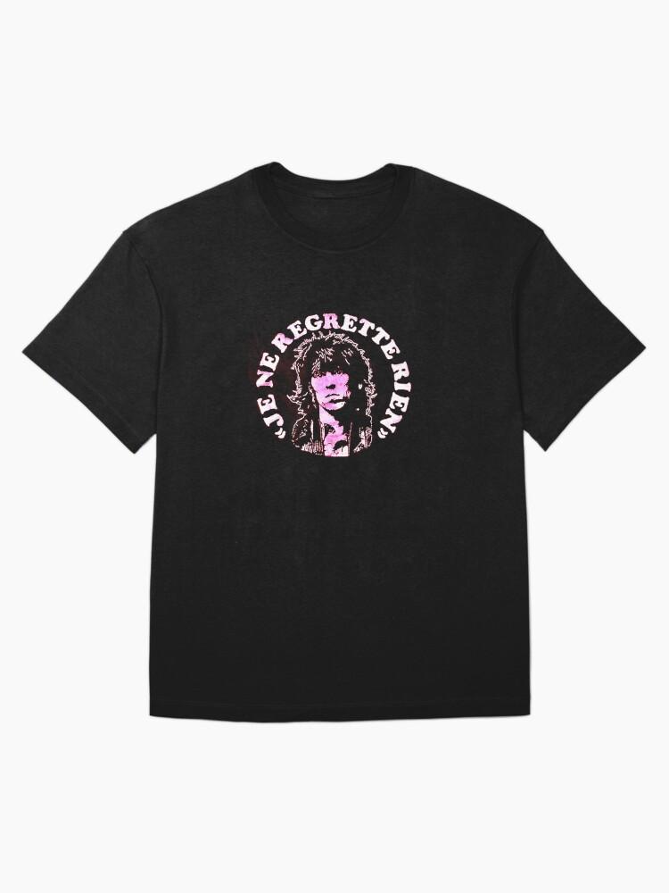 édith Piaf Keith Richards "Je Ne Regrette Rien" Oversized T-Shirt
