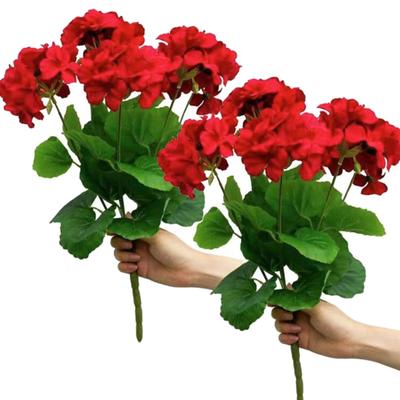 Fiori di Begonia Imitazione Resistenti a Tutte le Condizioni Atmosferiche e ai Raggi UV Fai da Te Bouquet da Sposa Aspetto Realistico Artificiali