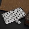 100PCs 40264A Flat Metal Bobbins Aluminum Embroidery Machine Bobbins  Machine Maintenance