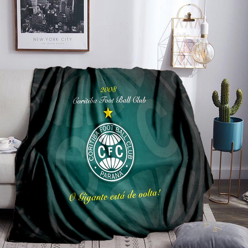 Coritiba Football Club Return Throws Blanket Flannel Blankets Plush for Couch Bed Gifts for Men Women Travel picnic blanket Christmas fan gifts