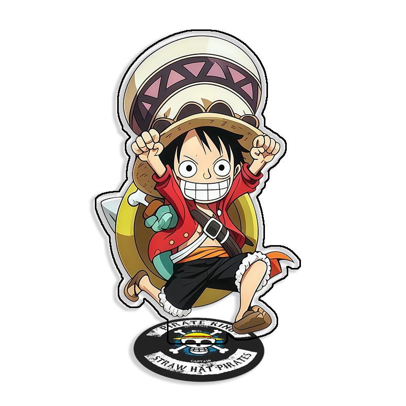 Standing Sign for OPCG OP Buggy Sabo Boa Hancock Smoker Self Made Cartoon Anime Game Desktop Decoration Toy Fans Gift 15cm