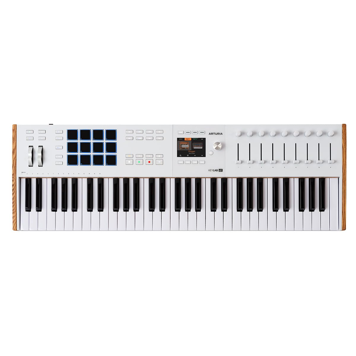 

Arturia Keyboard Controller KeyLab mk3 61 keysvelocity & aftertouch compatiblepad functionfull color display white