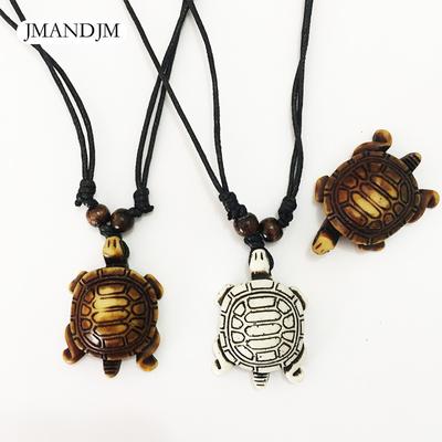 Vintage Animal Necklace, Springy Turtle Resin Jewelry Pendant, Sweater Chain Couple Accessories